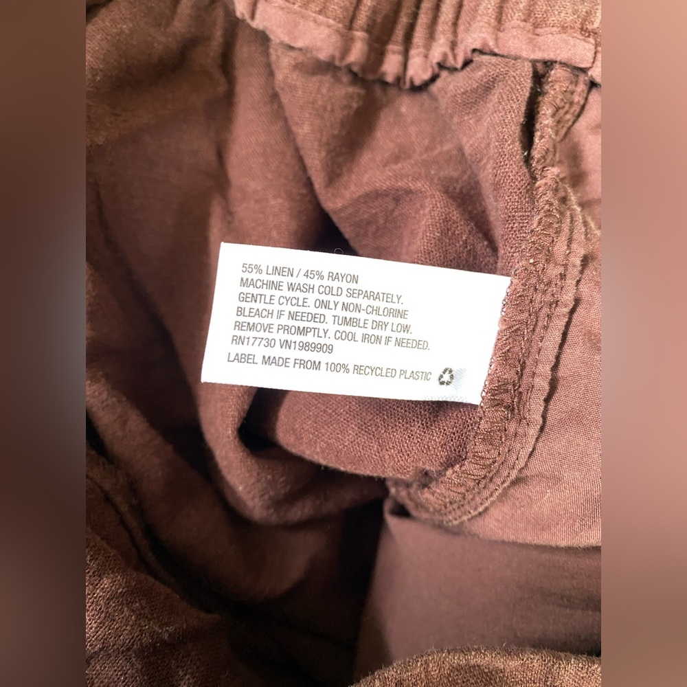 Linen Blend Pants - Picture 4 of 4